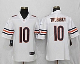 Nike Bears 10 Mitchell Trubisky White Vapor Untouchable Limited Jersey,baseball caps,new era cap wholesale,wholesale hats